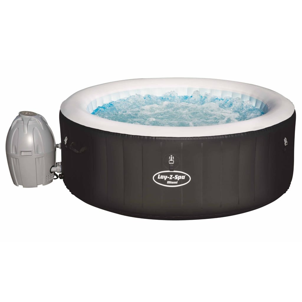 Bestway Bañera de hidromasaje hinchable Miami Air Jet serie Lay-Z-Spa