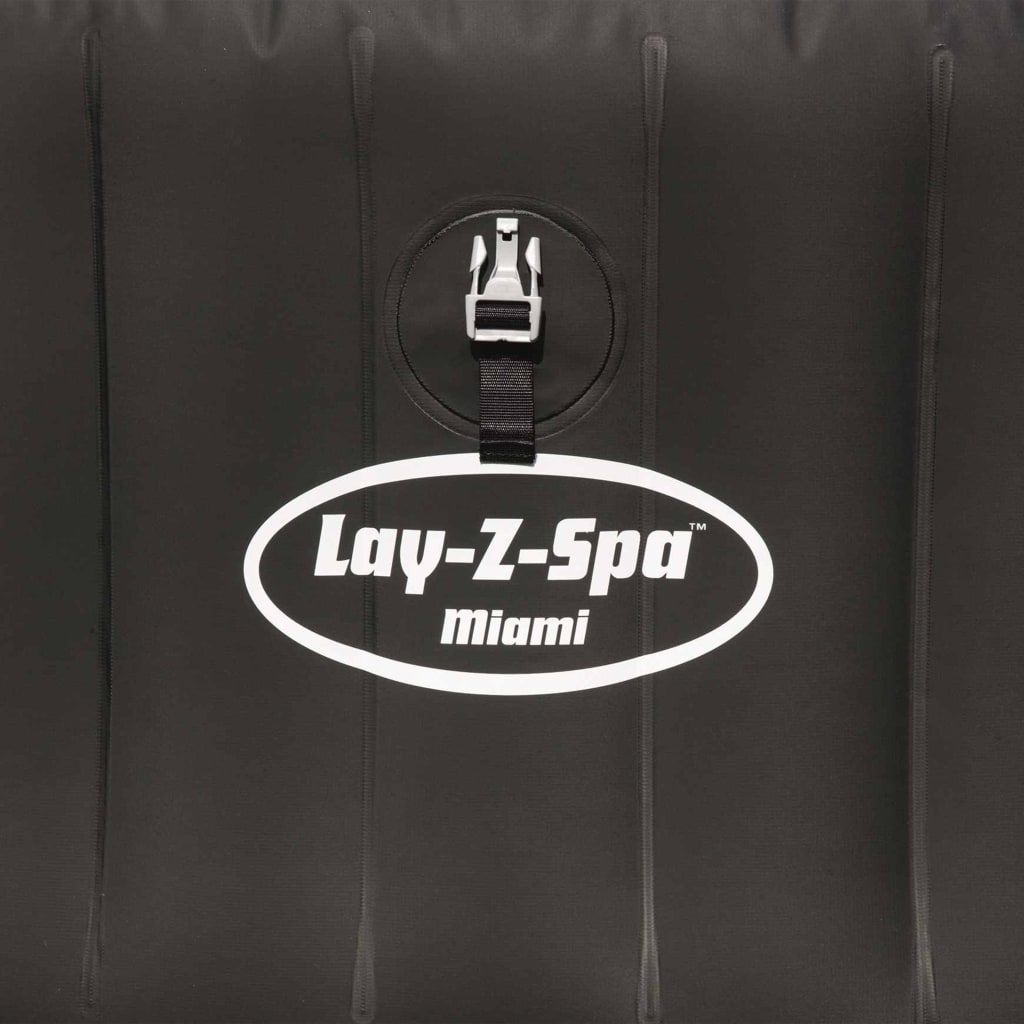 Bestway Bañera de hidromasaje hinchable Miami Air Jet serie Lay-Z-Spa