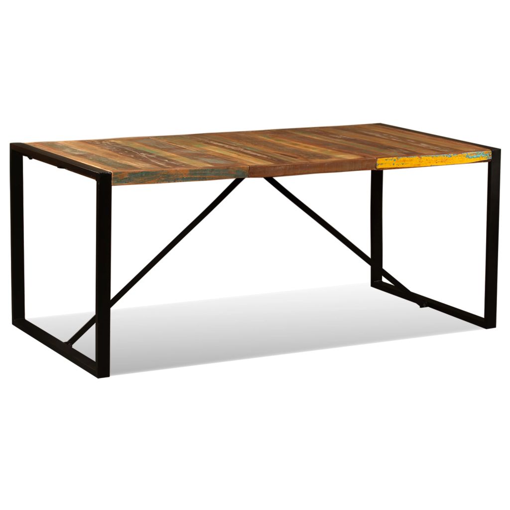 vidaXL Mesa de comedor de madera maciza reciclada 180 cm