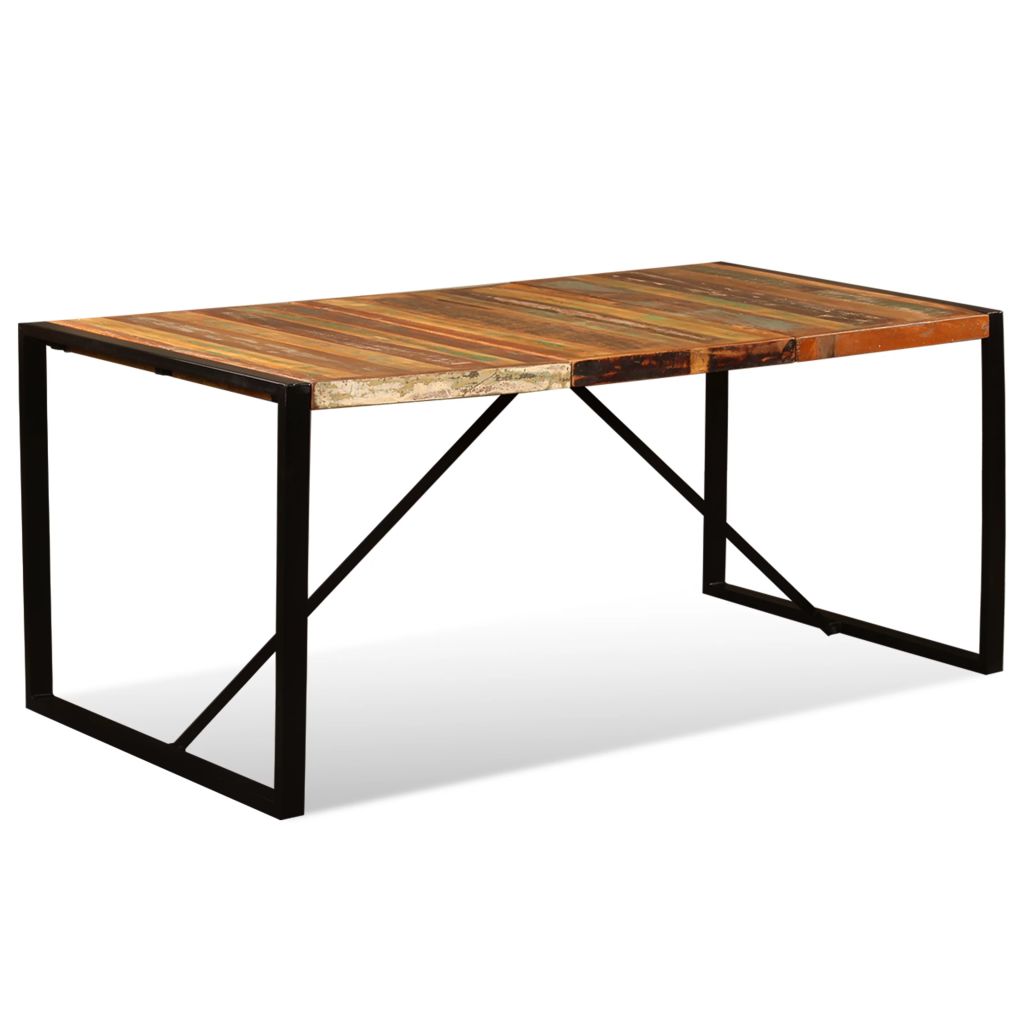 vidaXL Mesa de comedor de madera maciza reciclada 180 cm