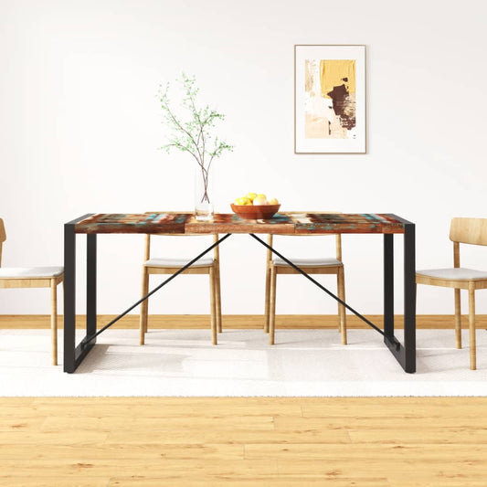 vidaXL Mesa de comedor de madera maciza reciclada 180 cm