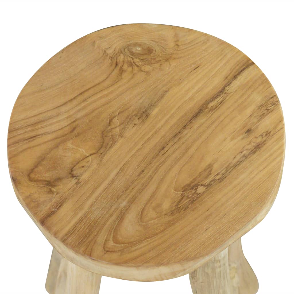 vidaXL Taburete de cocina de madera de teca