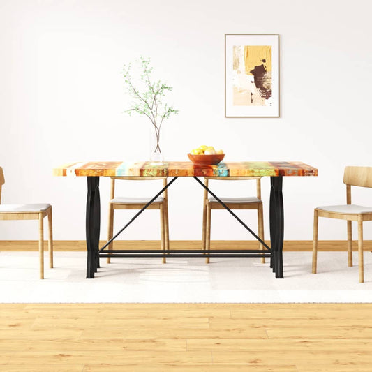 vidaXL Mesa de comedor de madera maciza reciclada 180 cm