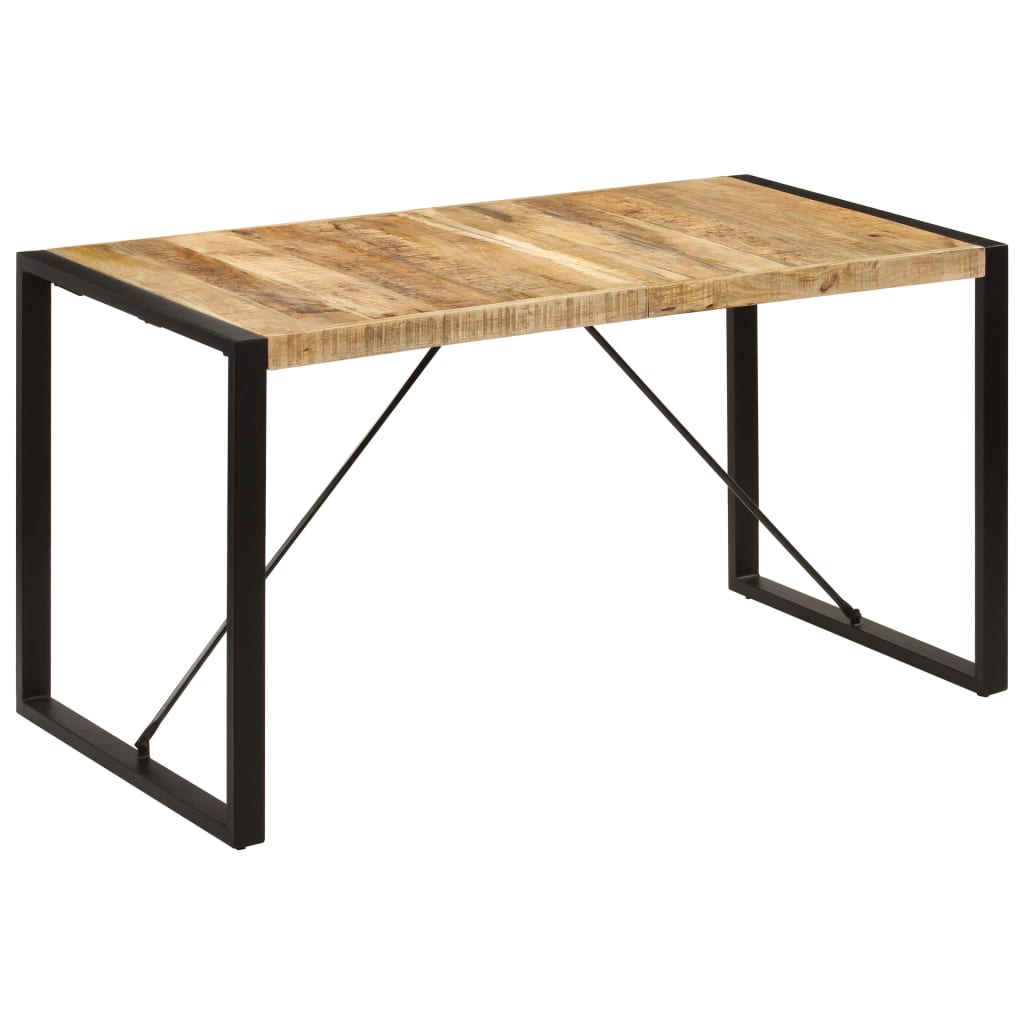 vidaXL Mesa de comedor madera maciza de mango 140x70x75 cm