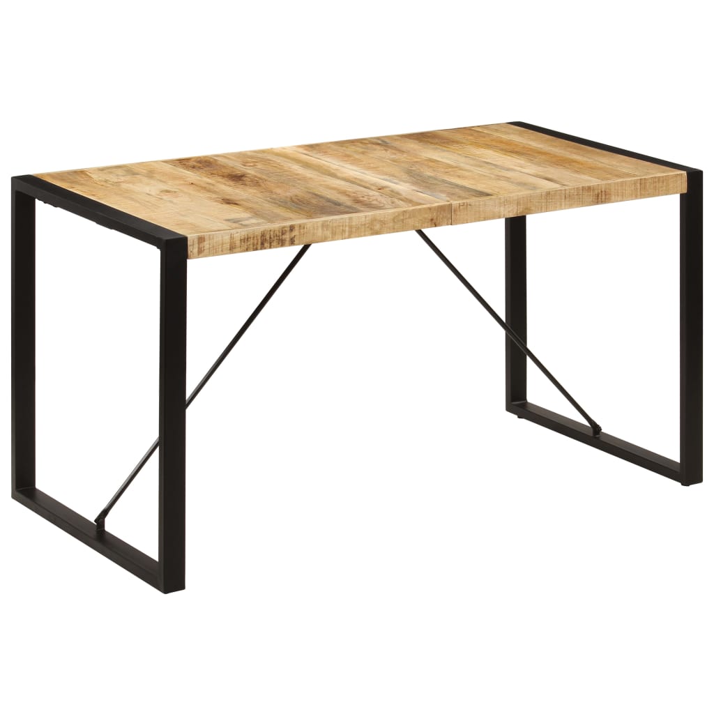 vidaXL Mesa de comedor madera maciza de mango 140x70x75 cm