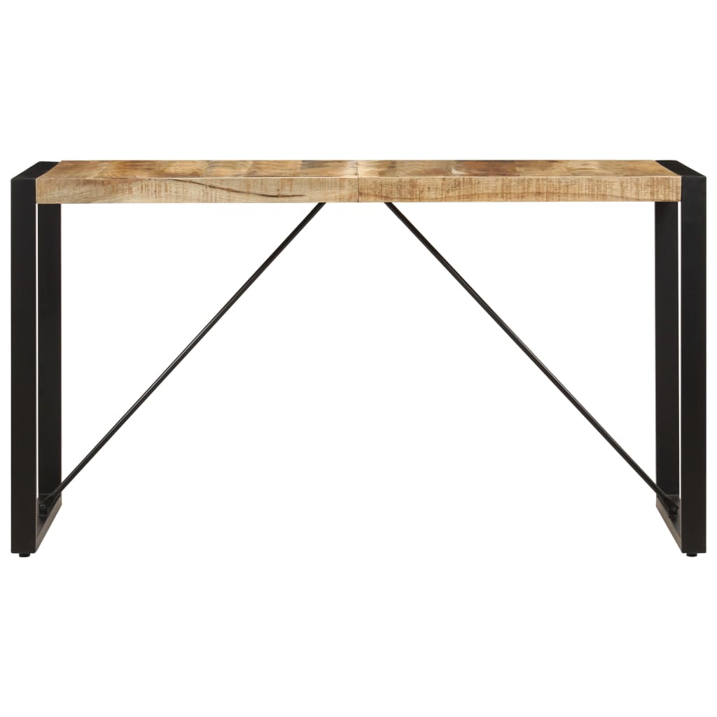 vidaXL Mesa de comedor madera maciza de mango 140x70x75 cm