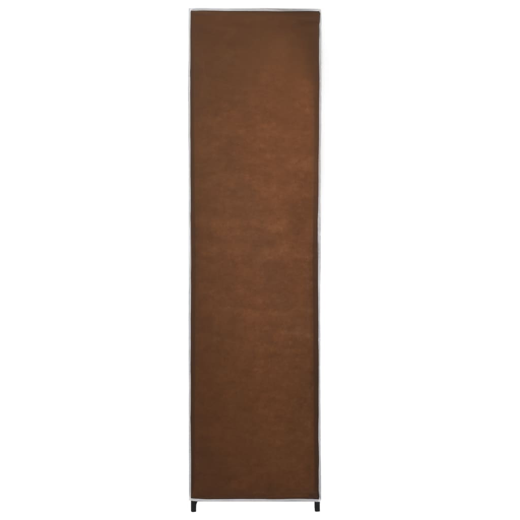 vidaXL Armario con 4 compartimentos marrón 175x45x170 cm