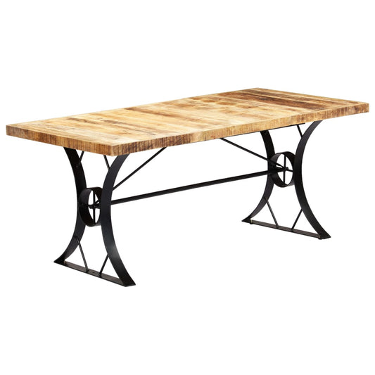 vidaXL Mesa de comedor de madera maciza de mango 180x90x76 cm