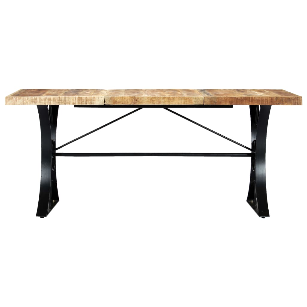 vidaXL Mesa de comedor de madera maciza de mango 180x90x76 cm