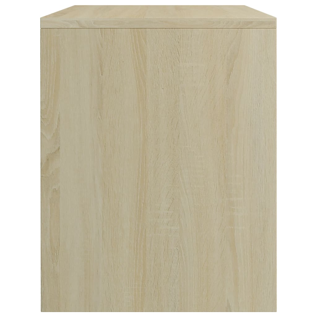 vidaXL Mesita de noche madera contrachapada roble sonoma 40x30x40 cm