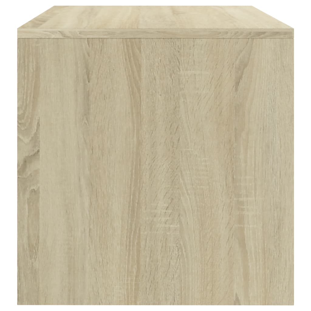 vidaXL Mesita de noche madera contrachapada roble sonoma 40x30x30 cm