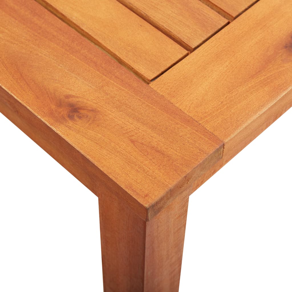 vidaXL Mesa de jardín madera maciza de acacia 150x90x74 cm