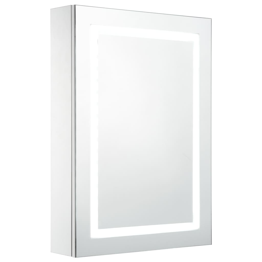 vidaXL Mueble de baño con espejo LED 50x13x70 cm