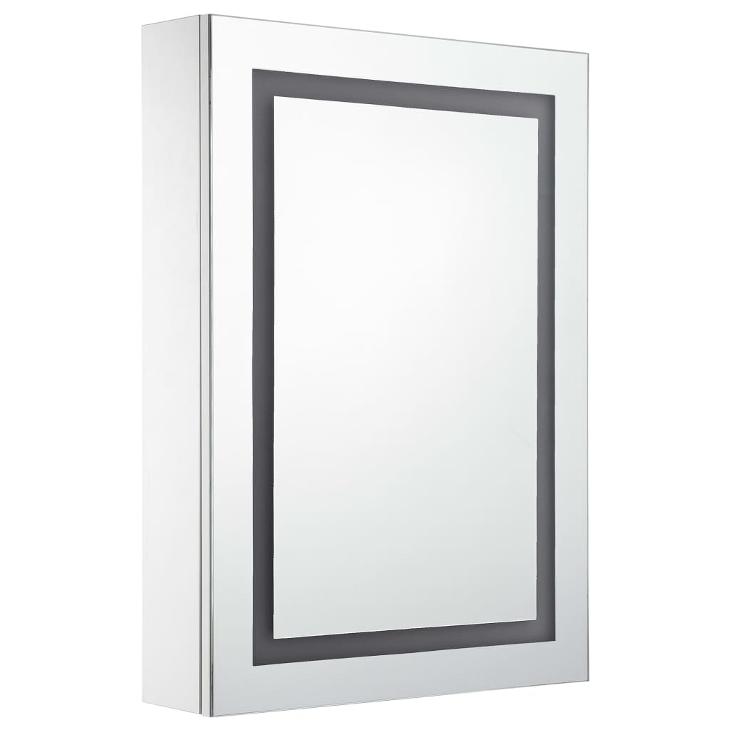 vidaXL Mueble de baño con espejo LED 50x13x70 cm