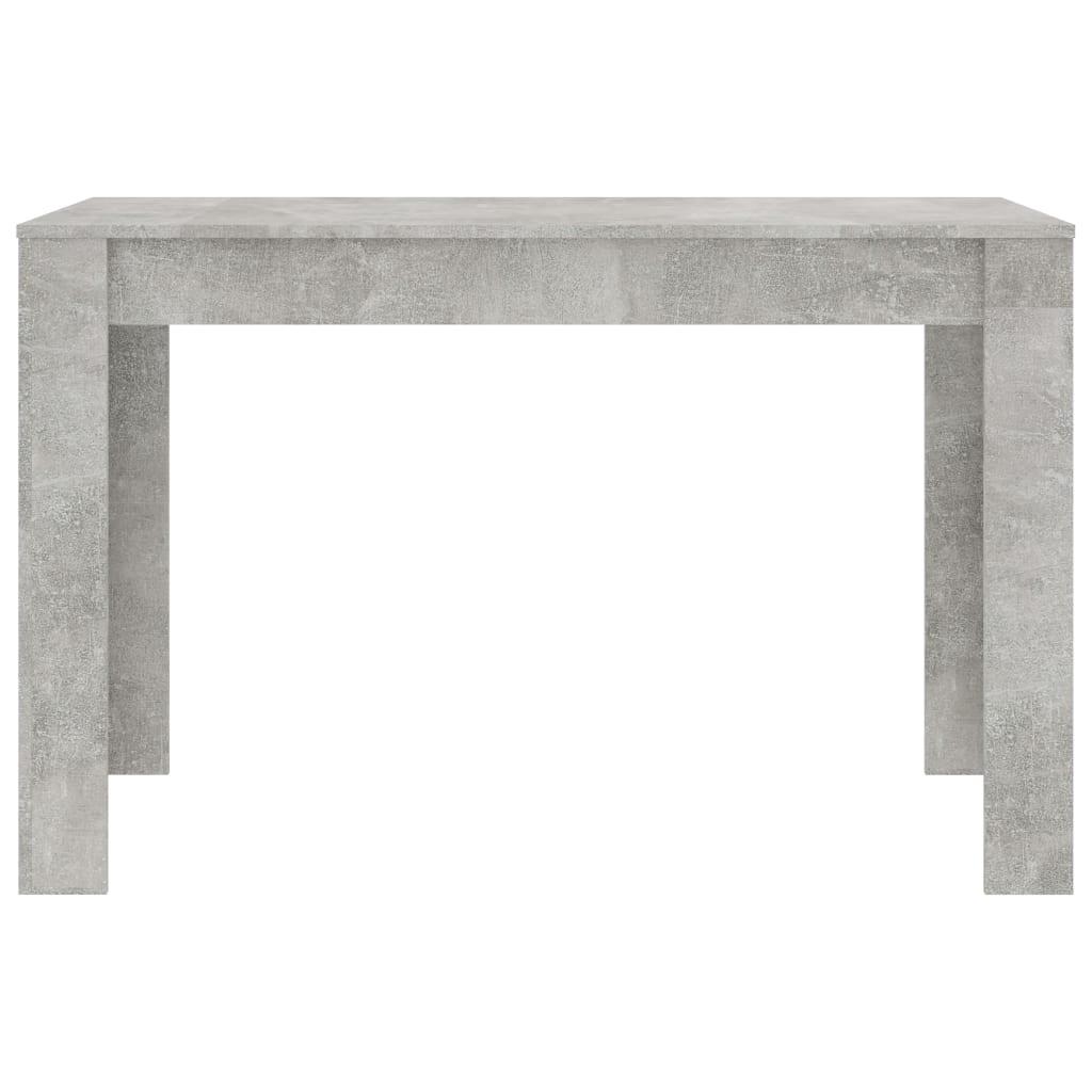 vidaXL Mesa de comedor de madera de ingeniería gris 120x60x76 cm