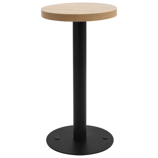 vidaXL Mesa de bistró MDF marrón claro 40 cm