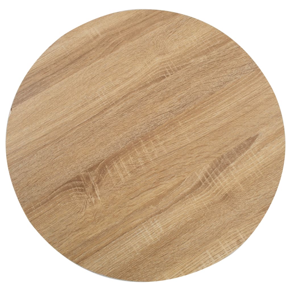 vidaXL Mesa de bistró MDF marrón claro 60 cm