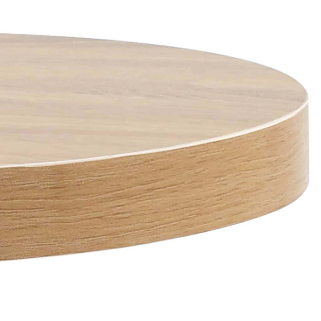 vidaXL Mesa de bistró MDF marrón claro 60 cm