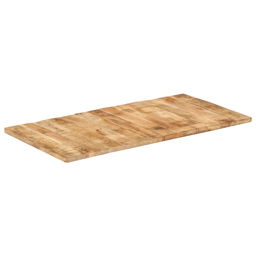 vidaXL Tablero de mesa madera maciza de mango 25-27 mm 120x60 cm