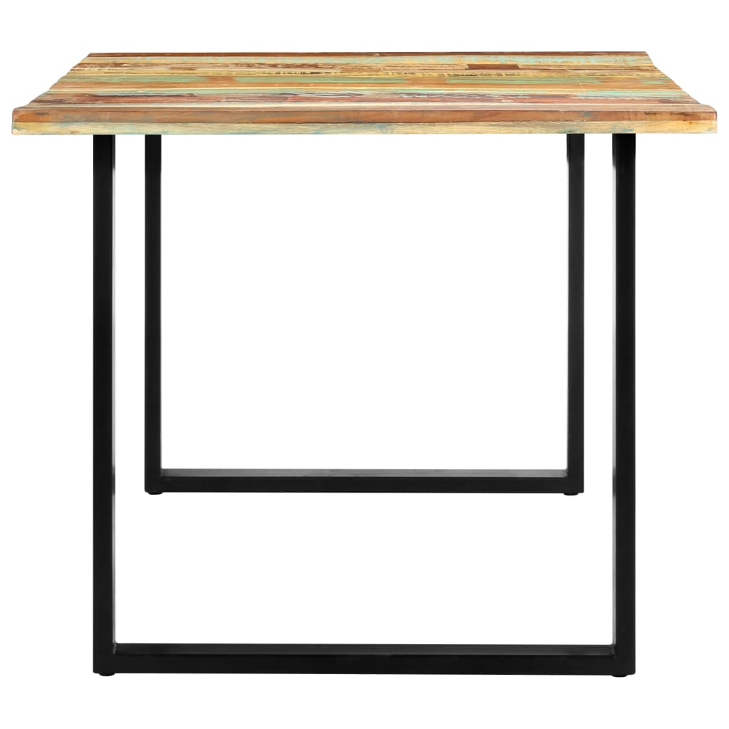 vidaXL Mesa de comedor de madera maciza reciclada 180x90x76 cm