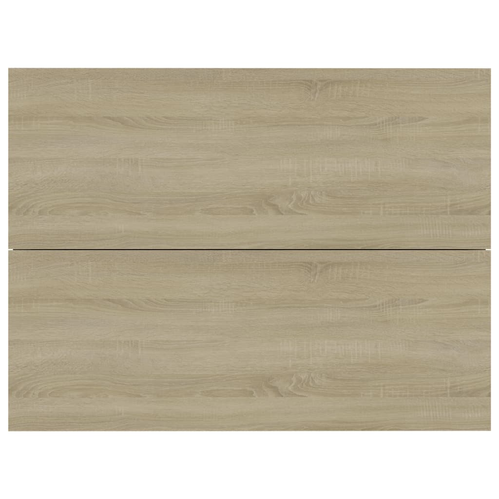 vidaXL Mesita de noche madera contrachapada color roble 40x30x30 cm