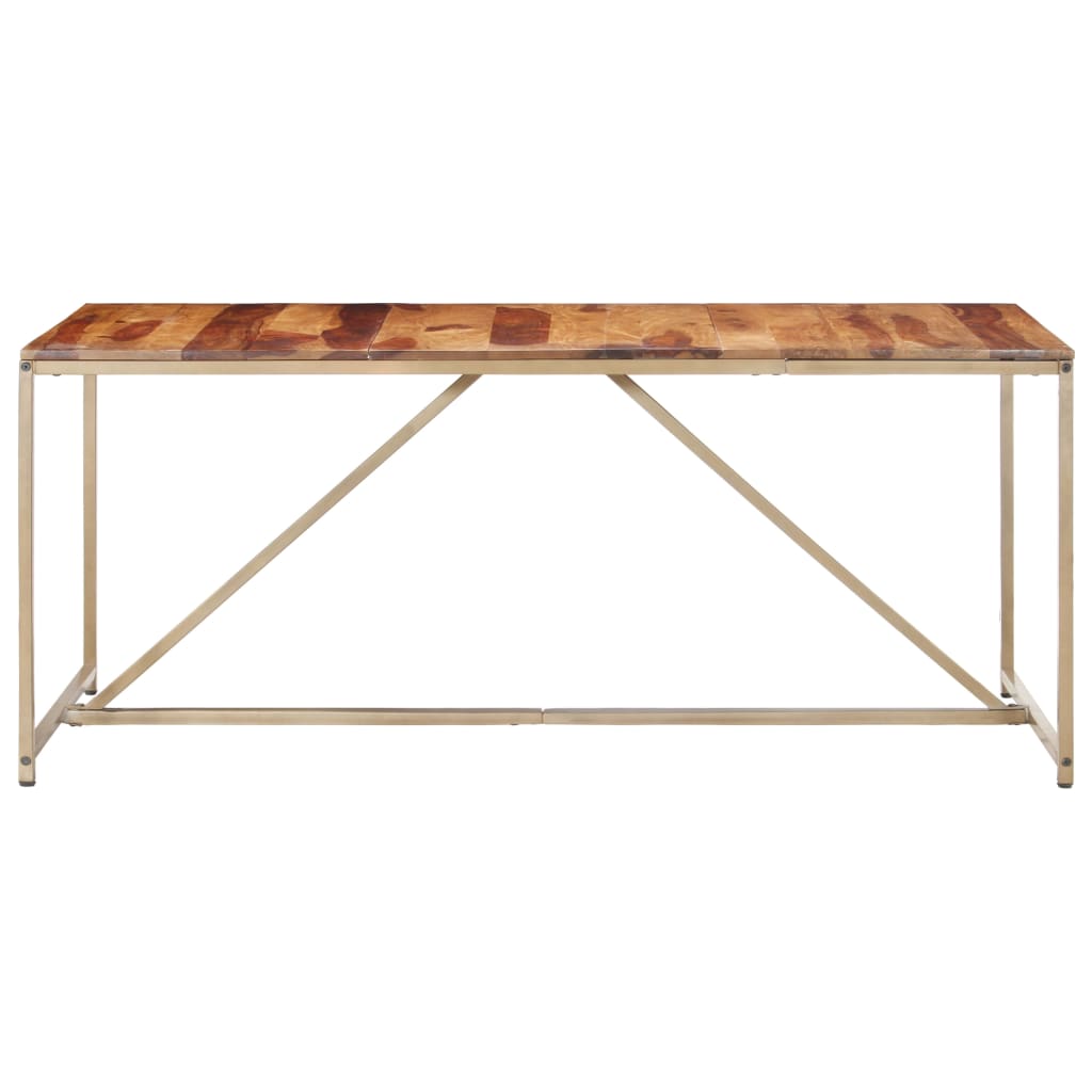 vidaXL Mesa de comedor madera maciza 180x90x76 cm