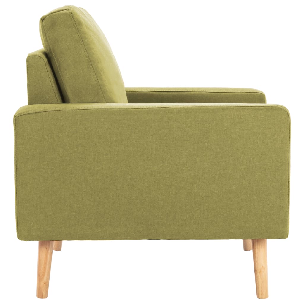 vidaXL Sillón de tela verde