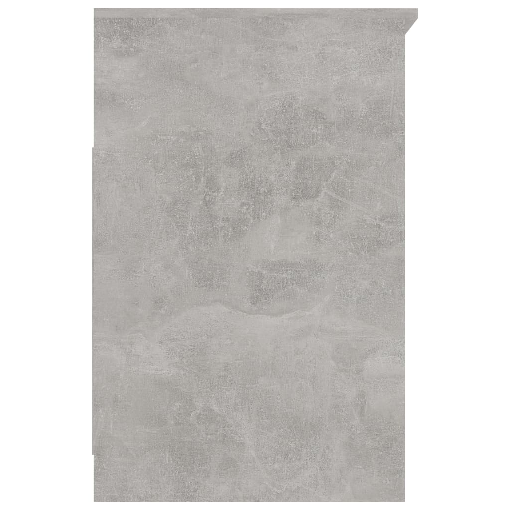 vidaXL Cajonera de madera contrachapada gris hormigón 40x50x76 cm