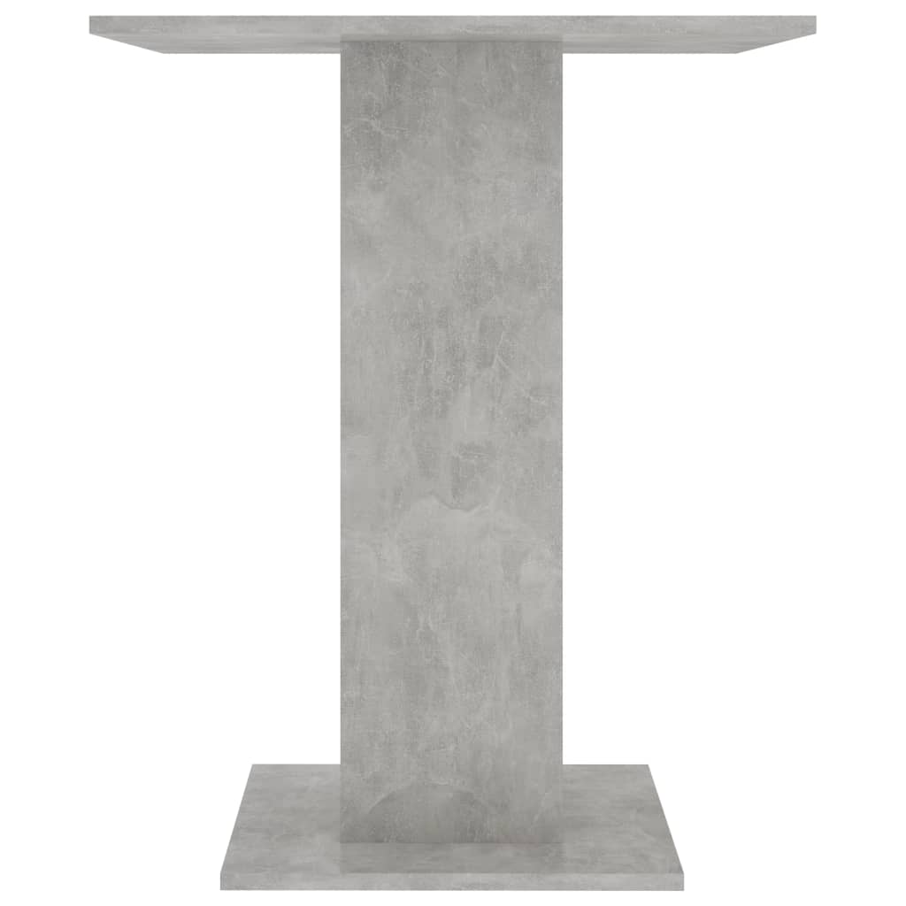 vidaXL Mesa de bistró de madera contrachapada gris 60x60x75 cm