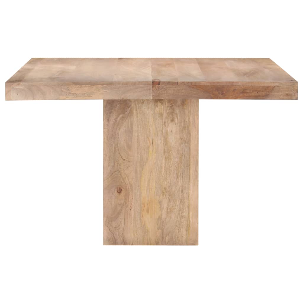 vidaXL Mesa de comedor de madera maciza de mango 120x120x77 cm