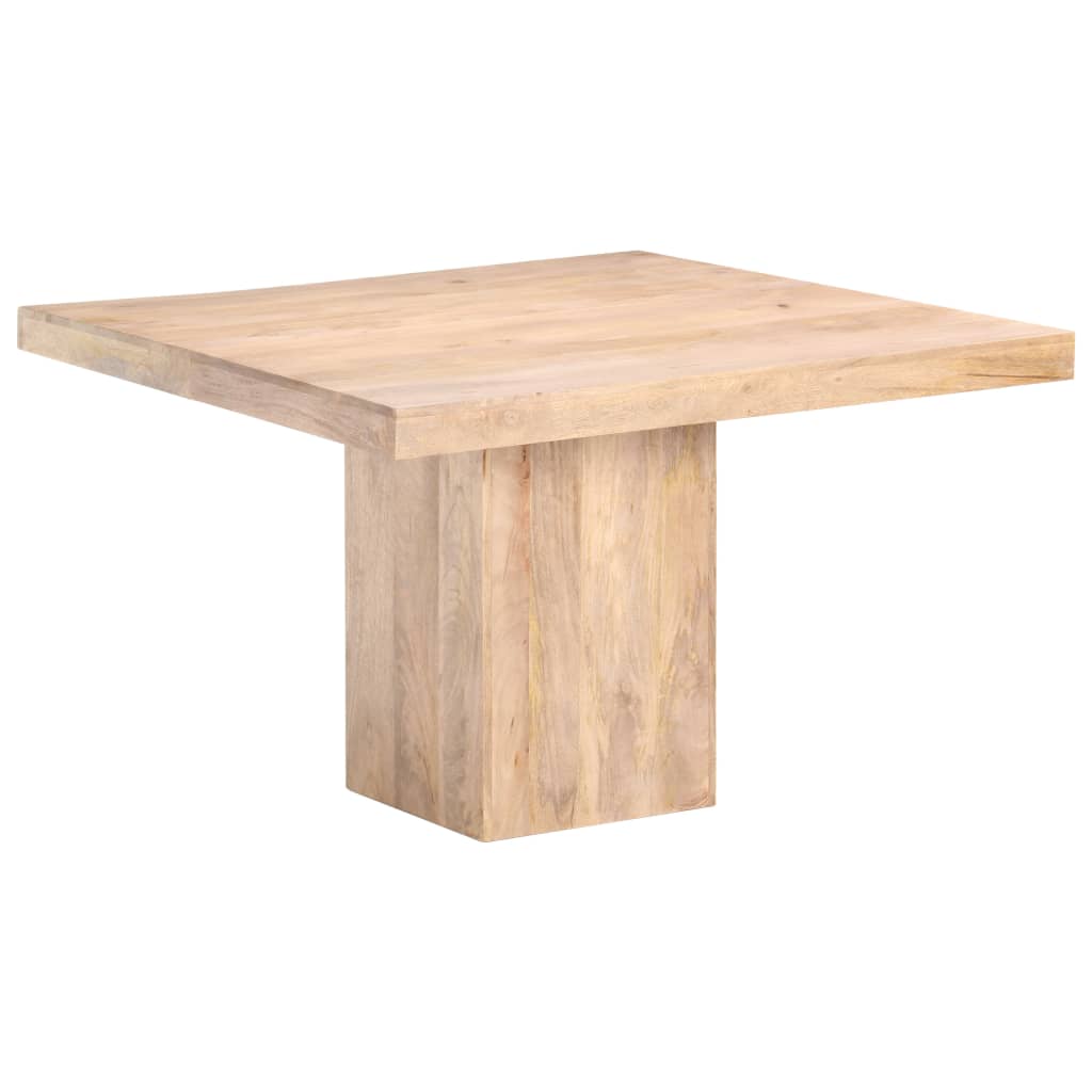 vidaXL Mesa de comedor de madera maciza de mango 120x120x77 cm