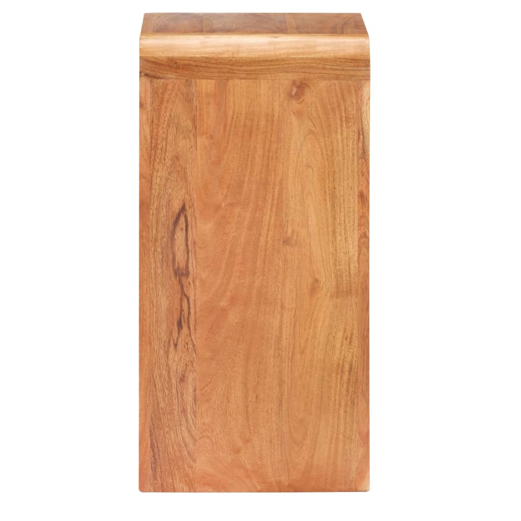 vidaXL Mesita de noche madera maciza acacia acabado miel 40x30x60 cm