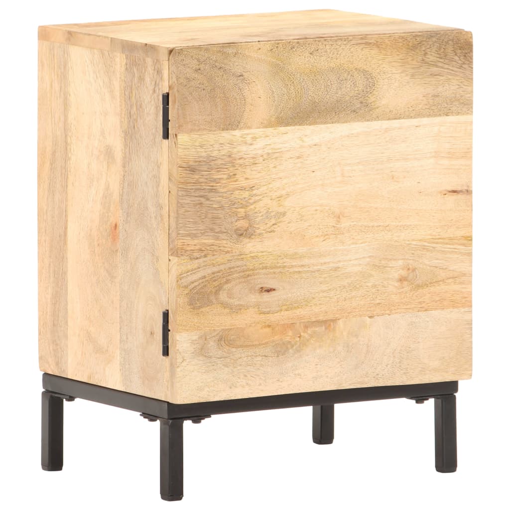 vidaXL Mesita de noche de madera maciza de mango 40x30x51 cm