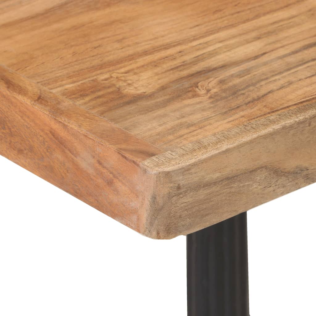 vidaXL Mesa de bistró madera maciza de acacia 60x60x76 cm