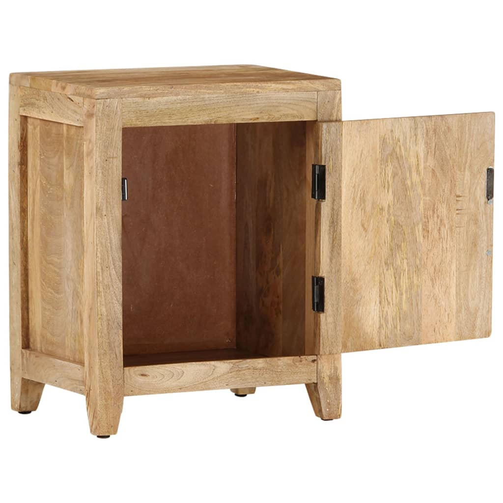 vidaXL Mesita de noche de madera maciza de mango 40x30x50 cm