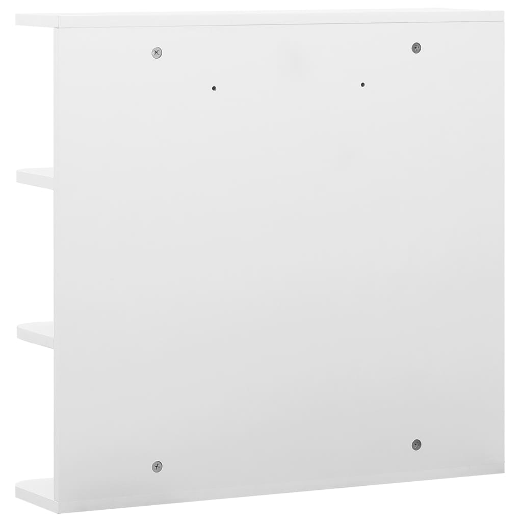 vidaXL Armario de baño con espejo blanco 66x17x63 cm MDF