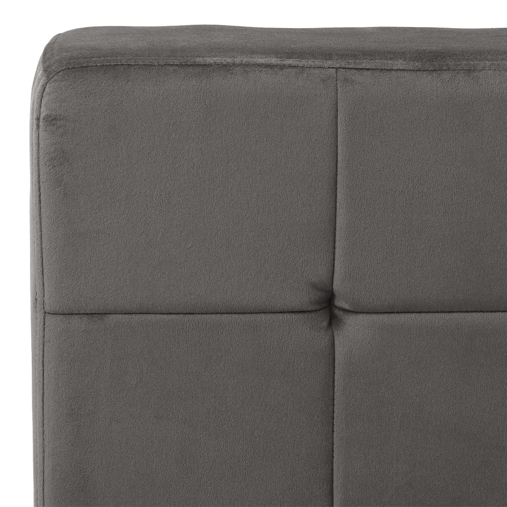 vidaXL Silla de relajación de terciopelo gris oscuro 65x79x87 cm