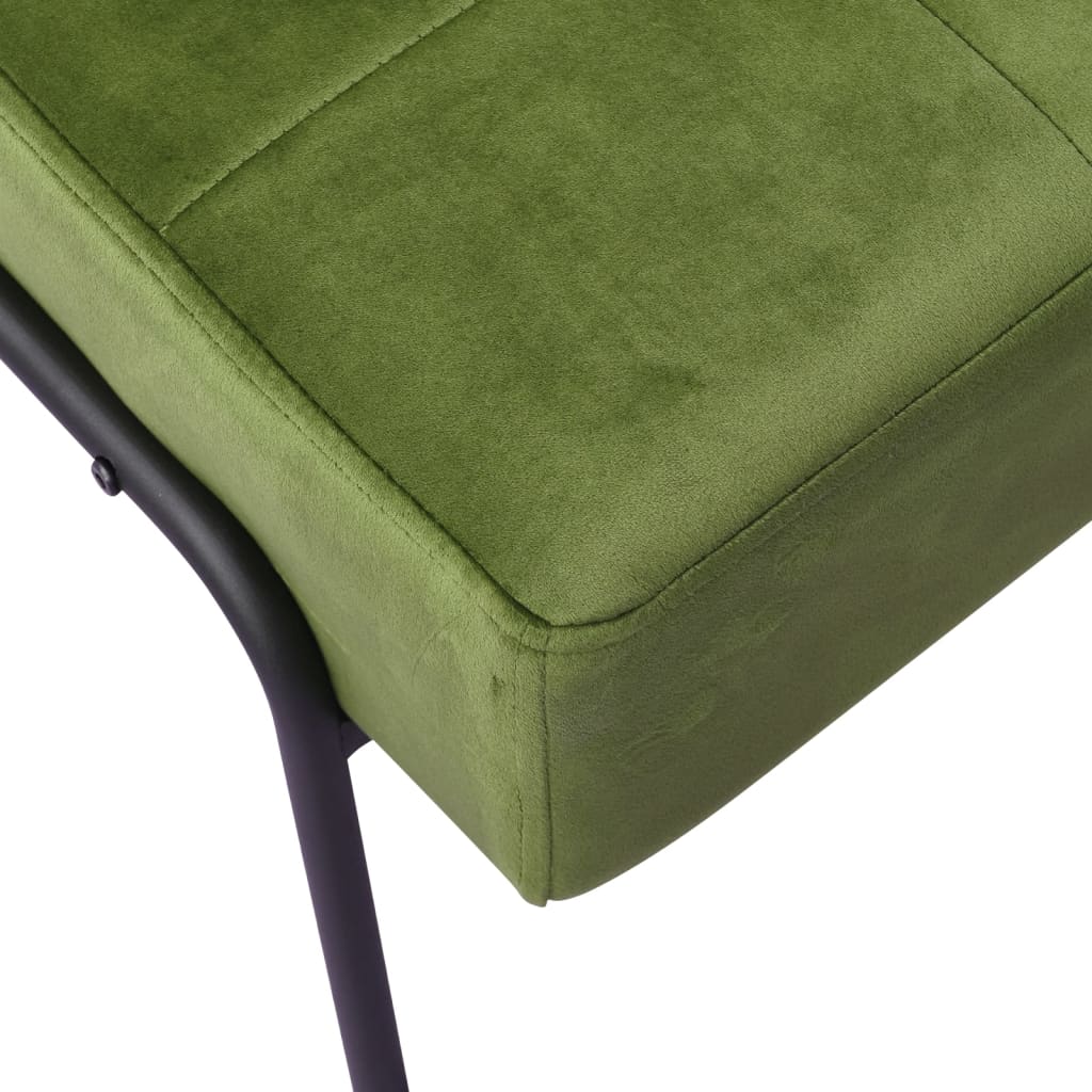 vidaXL Silla de relajación de terciopelo verde claro 65x79x87 cm