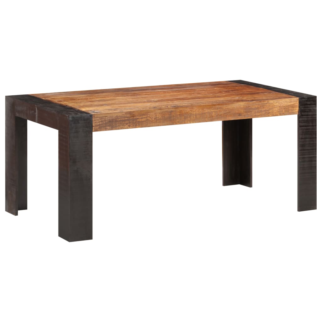 vidaXL Mesa de comedor de madera maciza de mango 180x90x76 cm