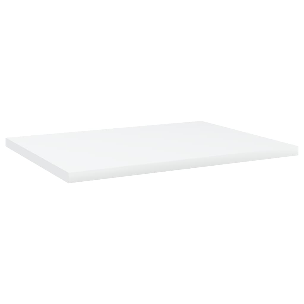 vidaXL Estantes para estantería 4 uds contrachapada blanco 40x30x1,5cm