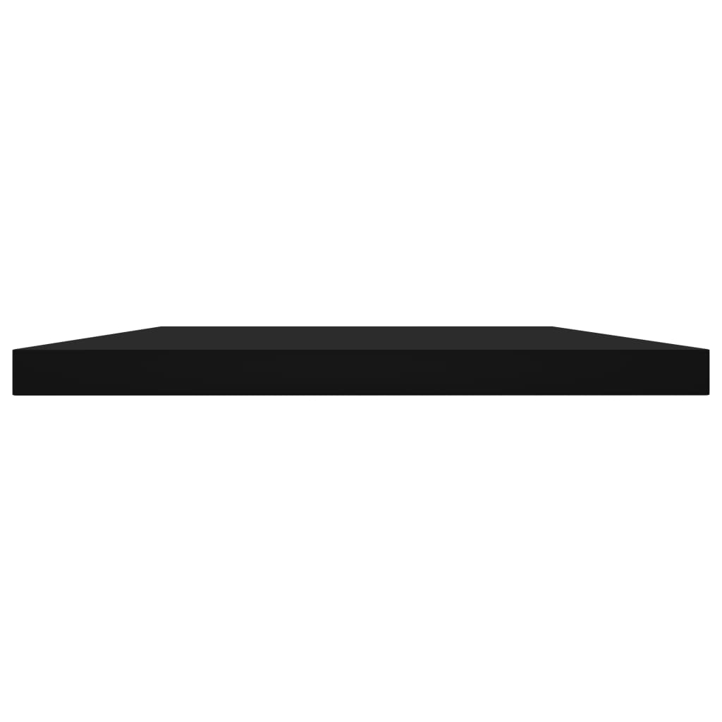 vidaXL Estantes para estantería 4 uds contrachapada negro 40x30x1,5 cm