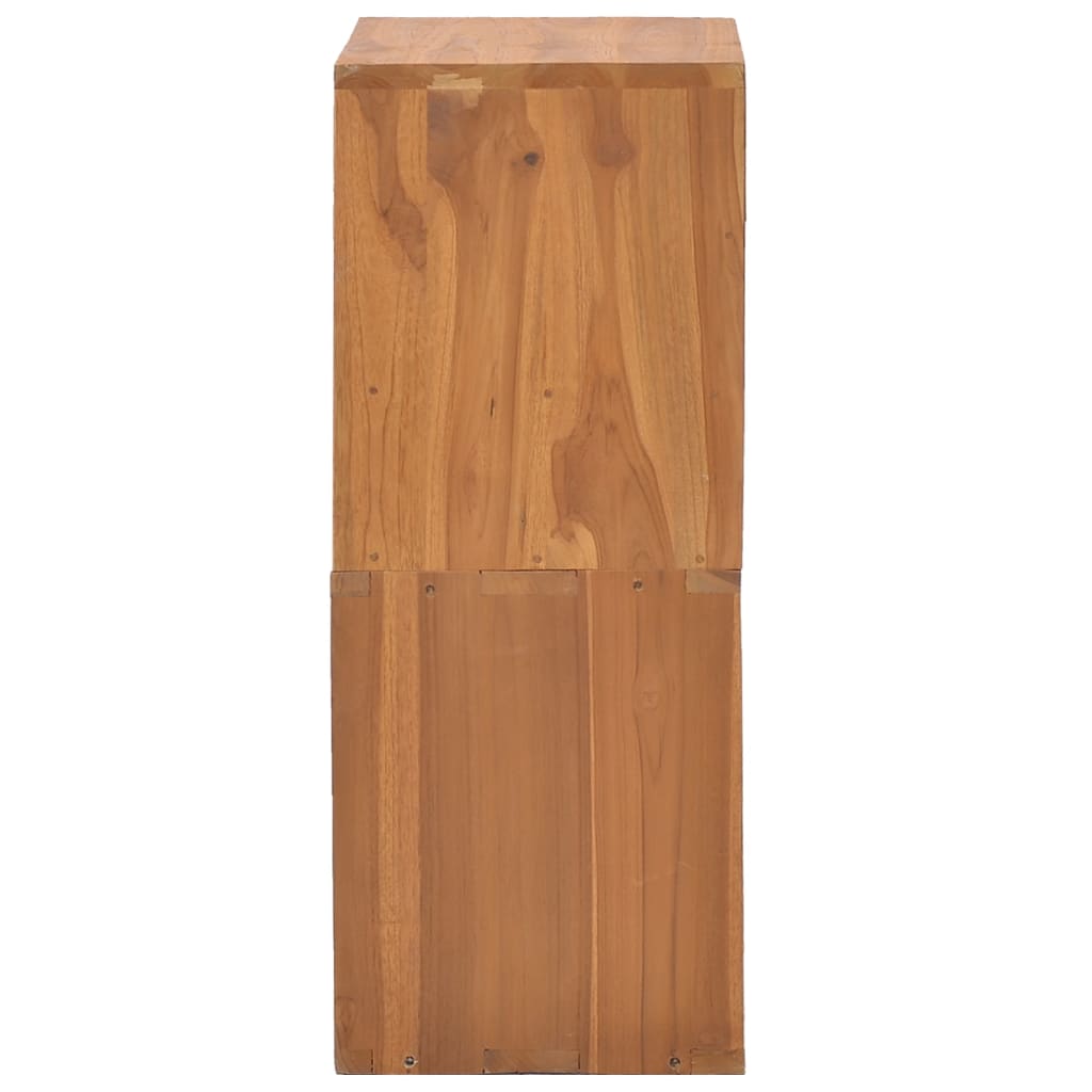 vidaXL Mueble de almacenaje madera maciza de teca 40x30x76 cm