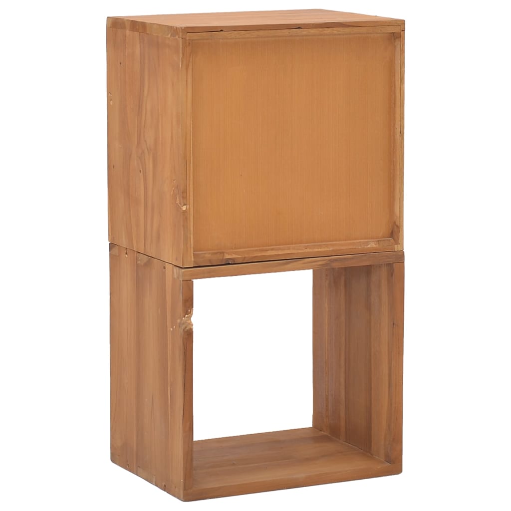 vidaXL Mueble de almacenaje madera maciza de teca 40x30x76 cm