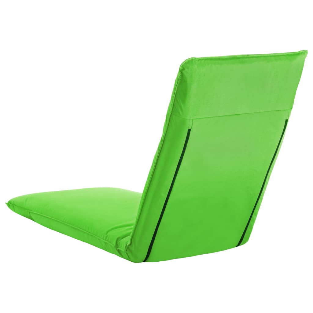 vidaXL Tumbona plegable de tela Oxford verde