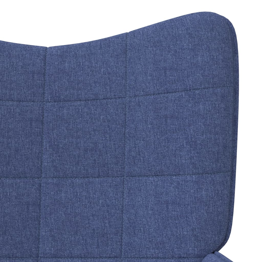 vidaXL Sillón de relax de tela azul