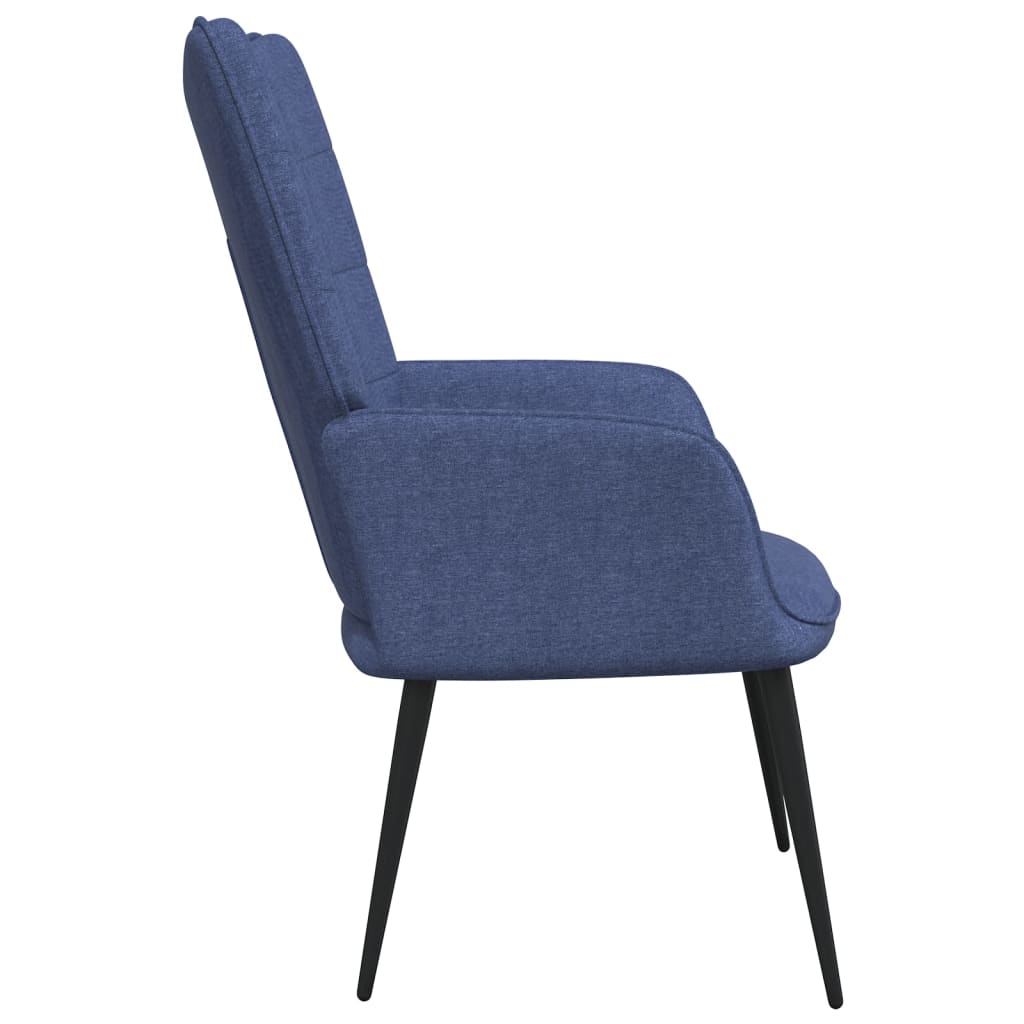 vidaXL Sillón de relax de tela azul