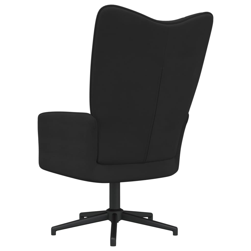 vidaXL Sillón de relax de terciopelo negro