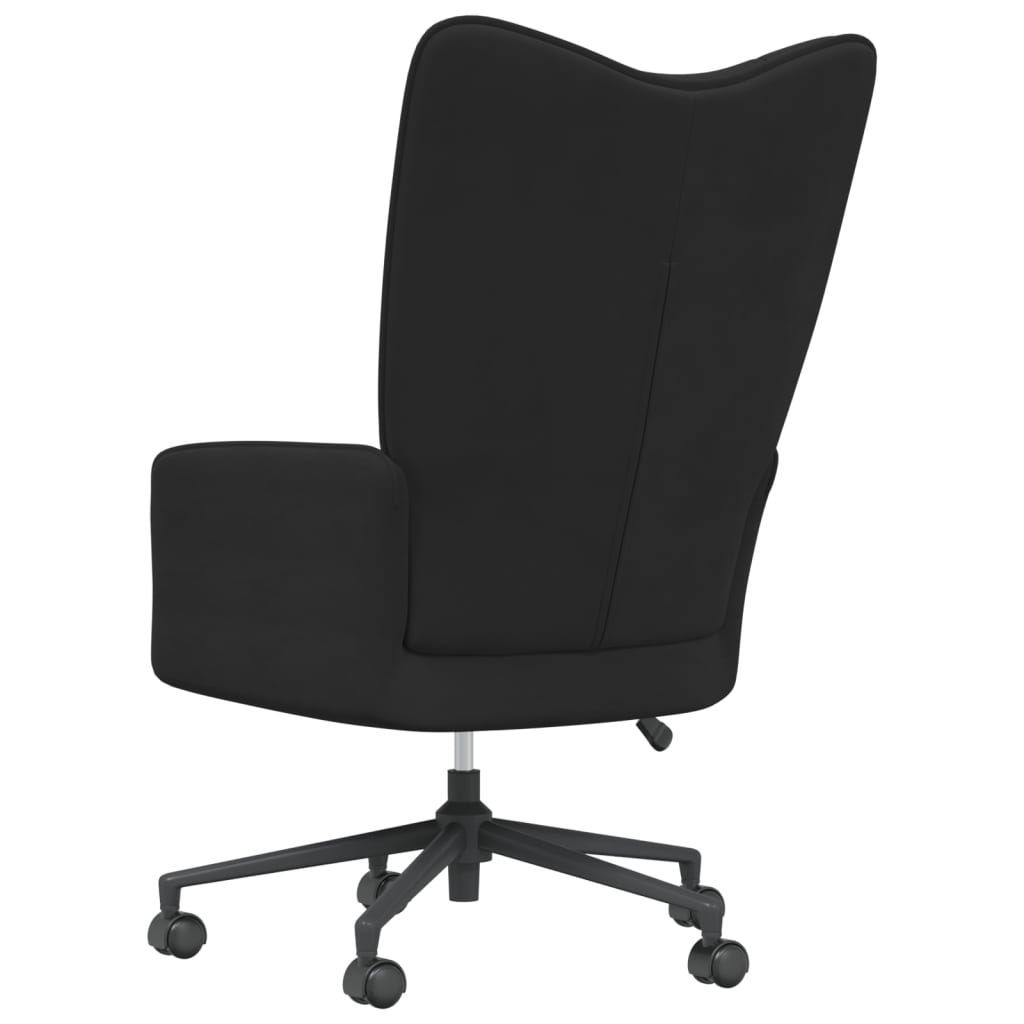 vidaXL Sillón de relax de terciopelo negro