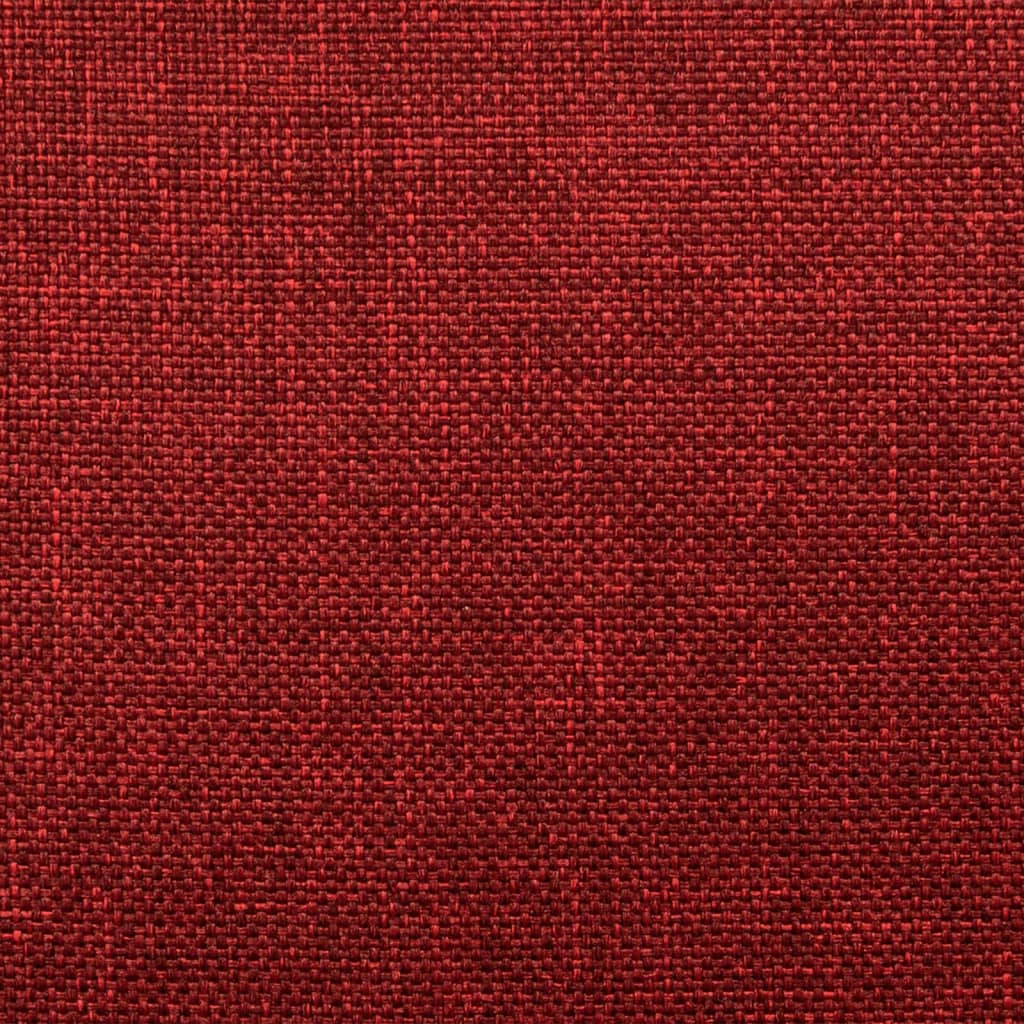 vidaXL Sillón elevable tela rojo tinto