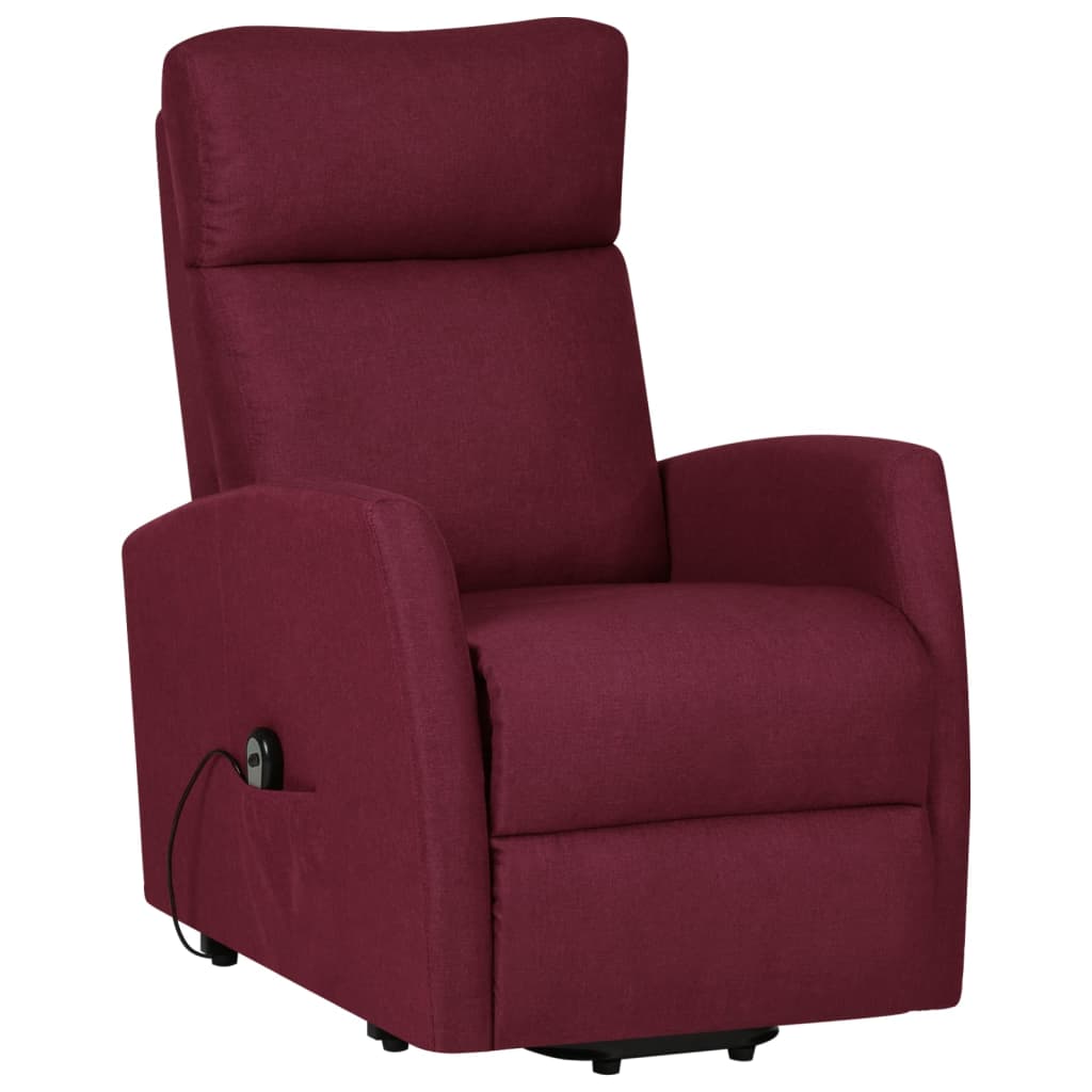 vidaXL Sillón elevable tela morado